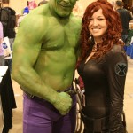 The Hulk and Black Widow