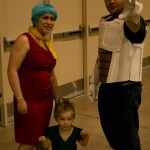 Bulma, Vegeta, Trunks