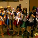 Sailor Moon and the Sailor Scouts