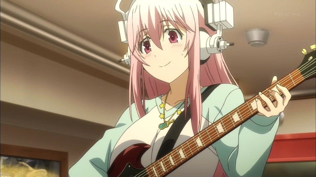 And Super Sonico on Guitar! 
