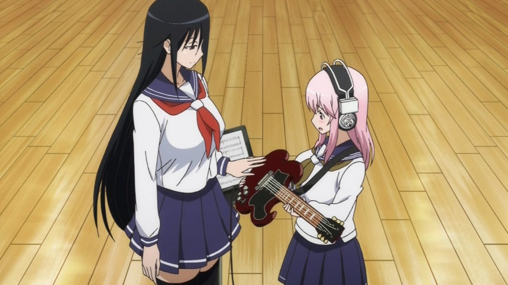 Sonico with Sempai