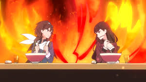 This was one of my favorite scenes. The ramen eating contest between Bests.