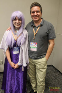 CFG's Arlette w/ voice actor Brian Beaucock