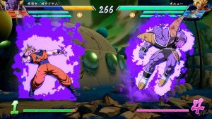Captain Ginyu performing body swap in Dragon Ball FighterZ