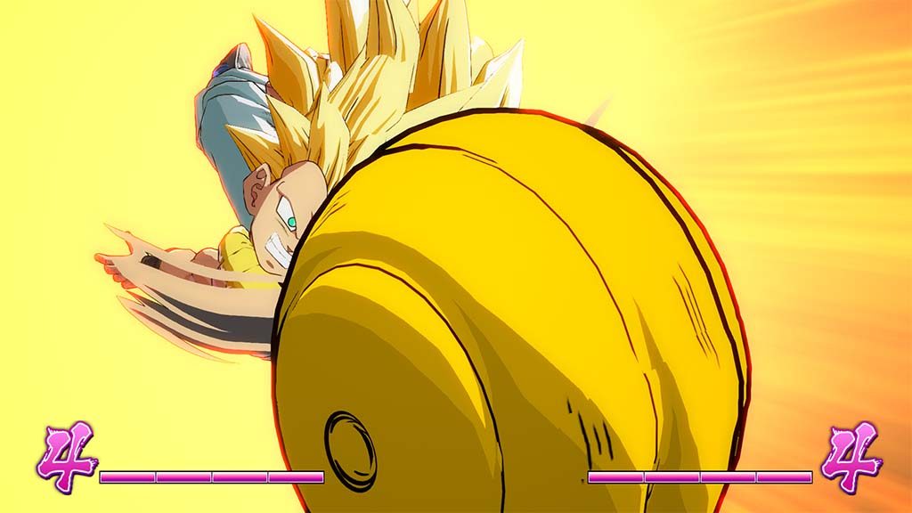 Gotenks Volleyball Attack in Dragon Ball Z Fighters
