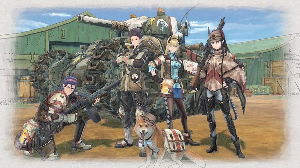 Some of the heroes of Valkyria Chronicles 4