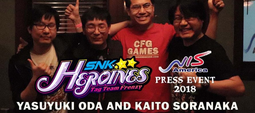 Interview with SNK Heroines’ Producer and Director @ NIS America Press Event 2018