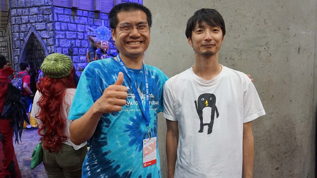 Nobuhiro Takenaka & Vincent at Anime Expo 2018